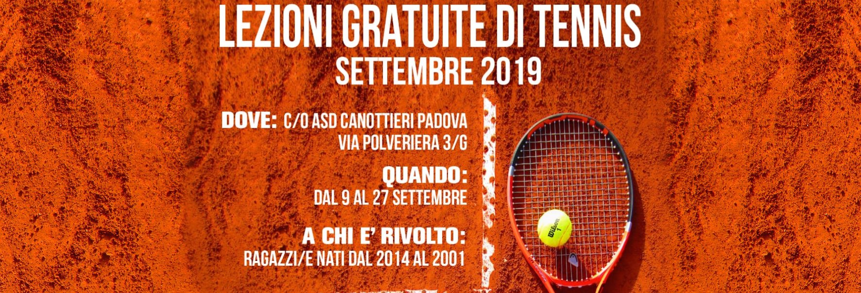 Featured image for “Lezioni Gratuite di Tennis”